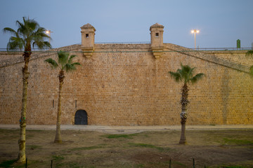 The walls at sunset, Acre