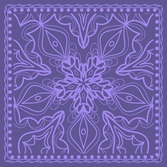 Mandala floral pattern. vector illustration