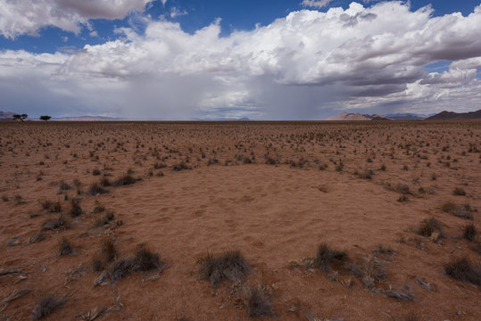 Namibia Fairy Circle and Storm
