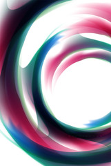 Holographic fluid colors flow, colorful liquid mixing colours motion concept