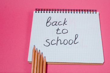 Back to school. The concept of the return to school season.