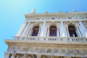 Obraz premium Cathedral at the San Marco Square in Venice. Italy.