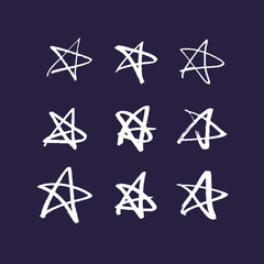 set of hand drawn colorful arrows and lines. vector highlighter elements