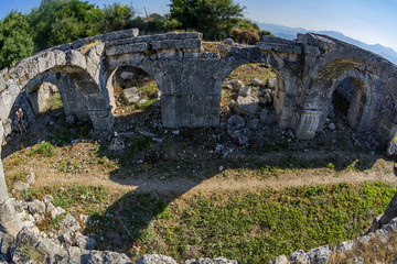 Fototapeta na wymiar As one of the six principal cities of Lycia (and one of the most powerful), Tlos once bore the title under the Roman empire of 'the very brilliant metropolis of the Lycian nation'.