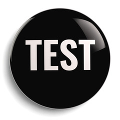 Test Symbol Icon Isolated