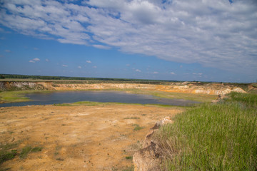 Gold and silver ore open pit quarry mining technology