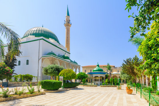 El-Jazzar Mosque (the white mosque) in Acre (Akko)
