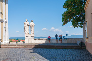 Fototapeta premium Das erste ungarische Königspaar Stephan und Gisela