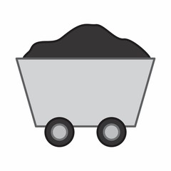 Ore cart illustration