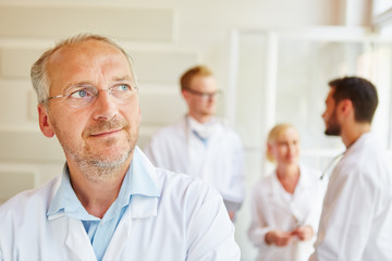 Fototapeta premium Senior as chief physician