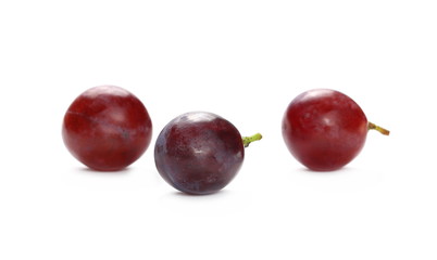 Grapes isolated on white background
