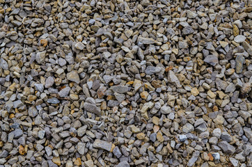 wet crushed stone
