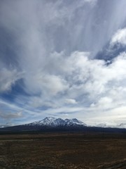 Blick auf Berge, New Zealand