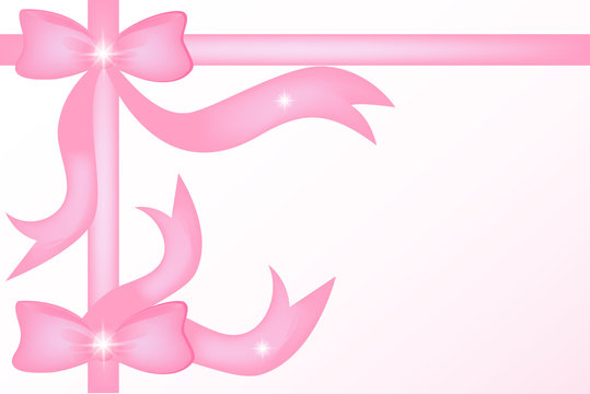 Frame shiny ribbons wrap holiday gifts vector image 