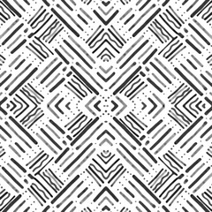 Intersecting Linear Ethnic Seamles Pattern Design