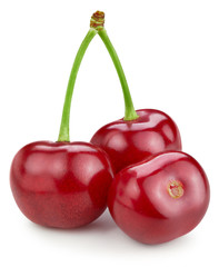 cherry isolated on white