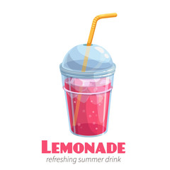 Vector lemonade icon.