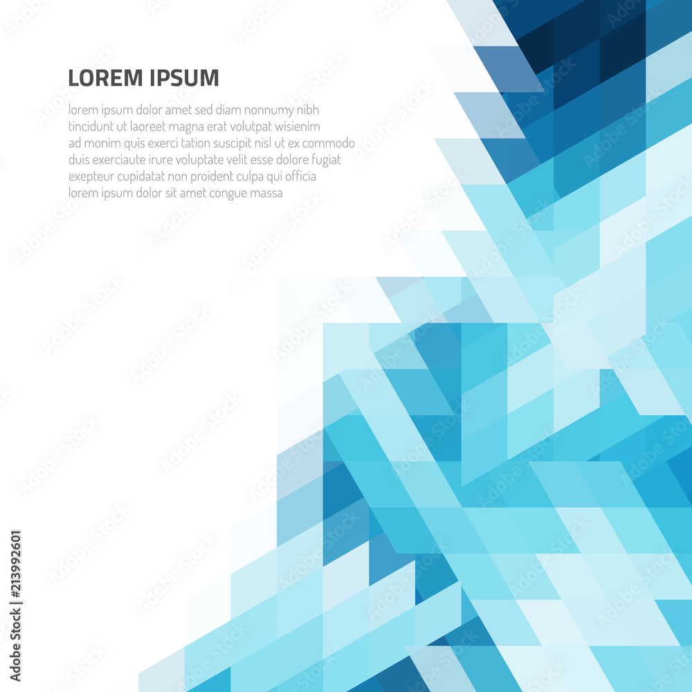 Poster abstract background of many geometric shapes. background for presentations on business and modern te