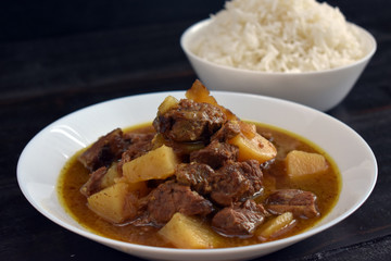 Rogan Josh with Basmati Rice