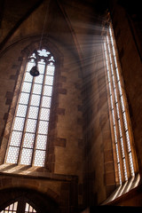 Nuremberg / Germany - the interior of the historic Frauenkirche (Church of our lady)