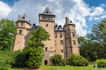 Fototapeta na wymiar Renaissance style castle located in Goluchow near Kalisz. Poland, Europe