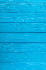 full frame image of blue wooden planks background