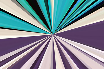 Fototapeta premium Abstract duotone trendy rays background. Colorful stripes beam pattern. Stylish illustration modern trend colors.