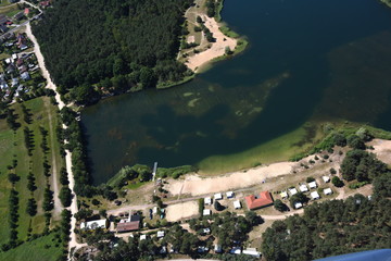 Obraz premium Krugsdorf, Badeanstalt am Kiessee
