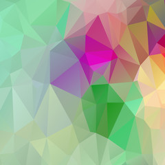 Multicolored background of triangles, square Bright colors, festive abstract background