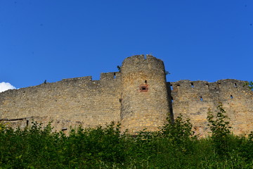 Fototapeta na wymiar Burg Rötteln in Lörrach-Haagen 