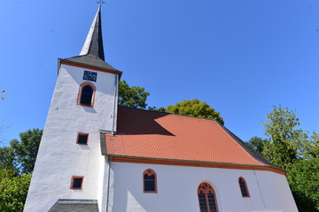 Evangelische Kirche Beedenkirchen Gemeinde Lautertal im Kreis Bergstraße