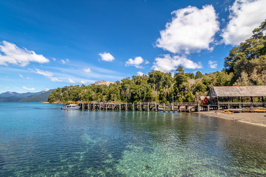 Pier at Arrayanes National Park - Villa La Angostura, Patagonia, Argentina