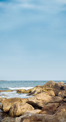 Fototapeta na wymiar rocha nas praias