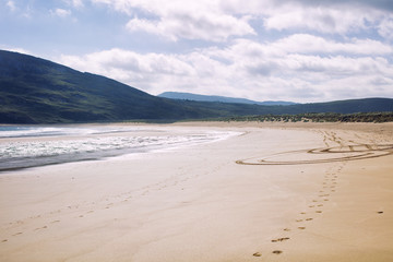 Fototapeta na wymiar summer donegal beach,Ireland