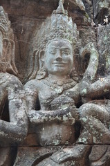 cambodia sculpture ancient hindu temple angkor ruins
