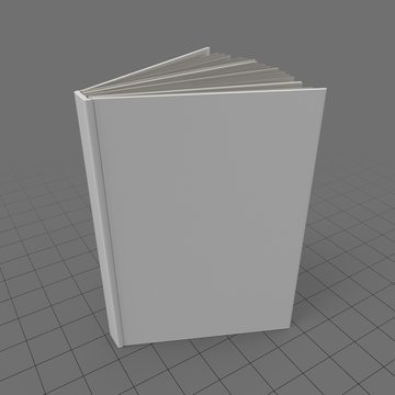 Open standing book