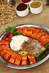 Turkish Food Beyti Kebap