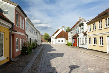 Old town of Odense, Denmark