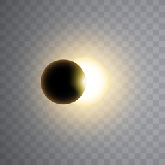 Eclipse of the Sun vector