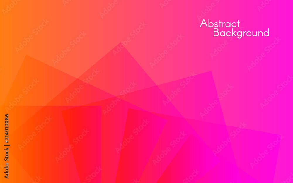 Poster abstract color background. minimal design. geometric shapes on bright backdrop. vector illustration 