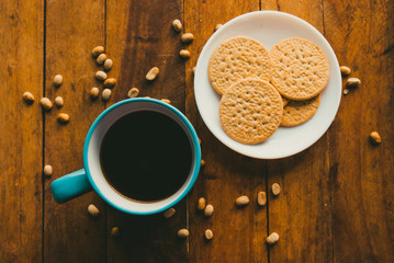 Cafe y galletas