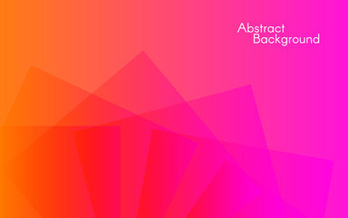 Abstract color background. Minimal design. Geometric shapes on bright backdrop. Vector illustration for banner, poster, web
