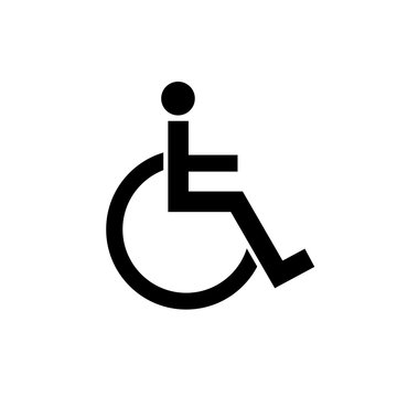 disability sign vector sing