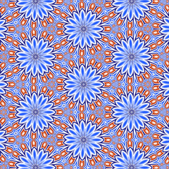 Fototapeta na wymiar Abstract fractal pattern computer-generated illustration