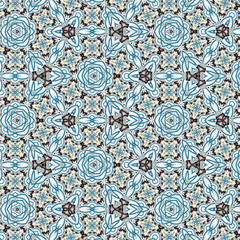 Abstract fractal geometric pattern computer-generated illustration