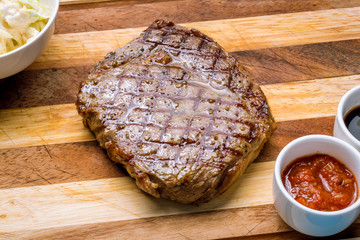 juicy Ribeye steak