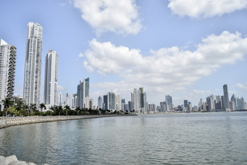 Fototapeta na wymiar Panama city buildings cityscape
