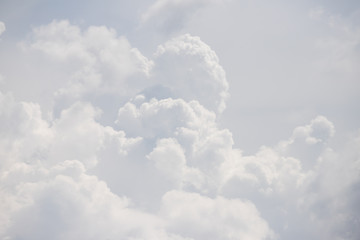 białe chmury tekstury i tła, szare niebo - 214018058