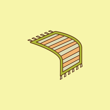 recommend clip art: carpet colored field outline icon. Element of Arabian culture icon for mobile concept and web apps. Field outline carpet icon can used for web and mobile