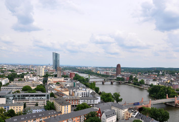 Fototapeta na wymiar Frankfurt Citycenter view